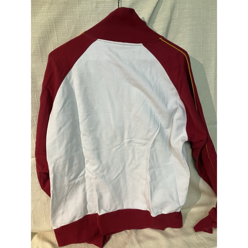 Blue Marlin Track Jacket Mens Large White Red Excellent España Soccer Sportswear
